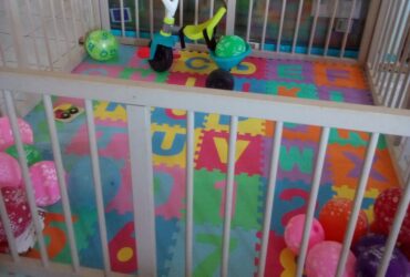 Grand parc pour bébé + tapis abécédaire