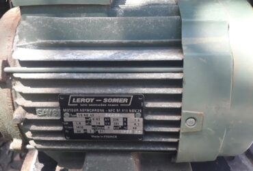 Moteur éléctrique Leroy Somer 1800w 220v triphasé