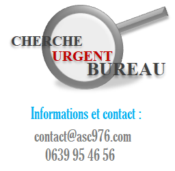 Privé : URGENT CHERCHE BUREAU