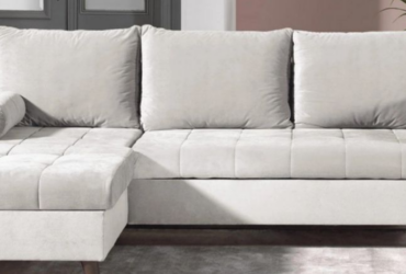 Canapé velour NEUF