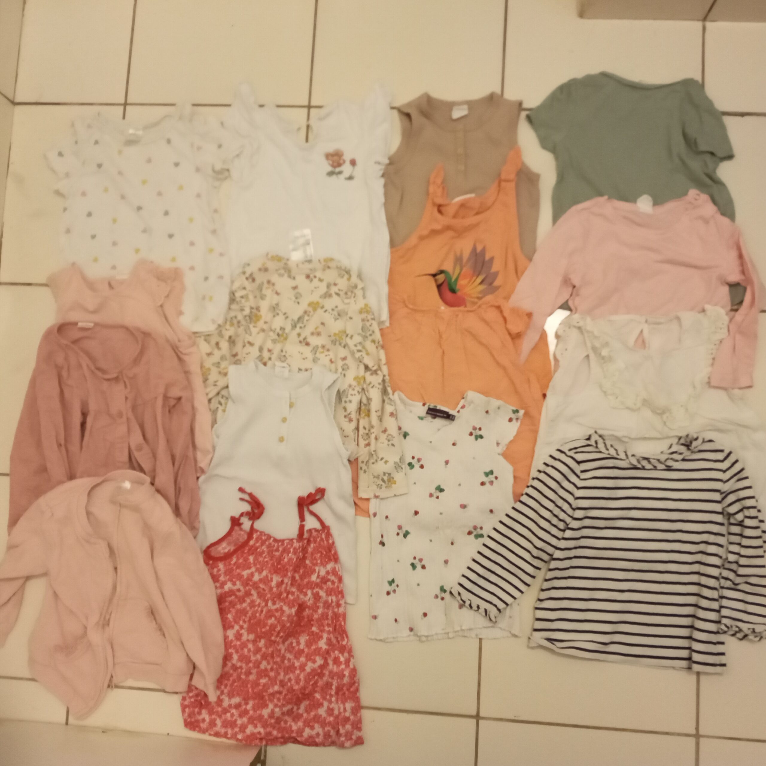 Vêtements hauts bébé fille