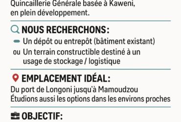 Recherche Dépot / Entrpot / Terrain