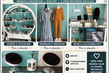 Vends divers articles mobiliers